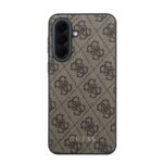 Guess PU 4G Classic Logo Backcover Hoesje Samsung Galaxy A37 – Bruin - 2