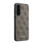Guess PU 4G Classic Logo Backcover Hoesje Samsung Galaxy A37 – Bruin - 3
