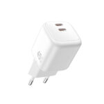 WiWU Cube 45W Dual USB-C PD Snellader Combo – Wit - 2