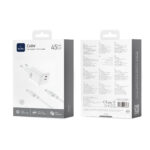 WiWU Cube 45W Dual USB-C PD Snellader Combo – Wit - 5
