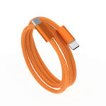 WiWU Essen 240W USB-C naar USB-C Snellaadkabel 1.5 Meter – Oranje - 2