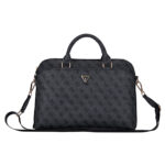 Guess PU 4G Triangle Logo Laptoptas voor 13/14/15 inch - Grijs - afbeelding 2