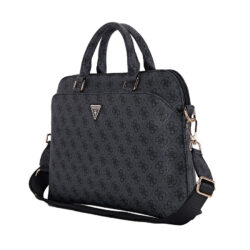 Guess PU 4G Triangle Logo Laptoptas voor 13/14/15 inch - Grijs
