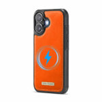 Solidenz MagSafe Wallet Backcover voor iPhone 16 – Oranje - 3