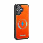 Solidenz MagSafe Wallet Backcover voor iPhone 16 – Oranje - 4