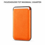 Solidenz MagSafe Wallet Backcover voor iPhone 17 Pro – Oranje - 8