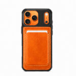 Solidenz MagSafe Wallet Backcover voor iPhone 17 Pro – Oranje - 2