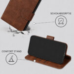 Solidenz bookcase iPhone 14 Plus – Bruin - 3