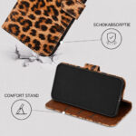 Solidenz bookcase iPhone 13 Pro - Luipaard - afbeelding 4
