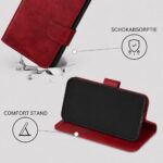 Solidenz bookcase Samsung Galaxy A56 / A36 - Rood - afbeelding 4