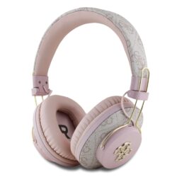 Guess Big 4G Monogram Draadloze Koptelefoon - Roze