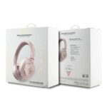 Guess Big 4G Monogram Draadloze Koptelefoon – Roze - 4