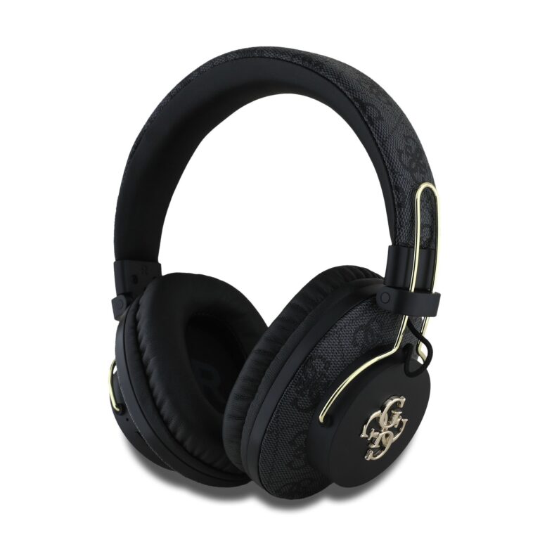 Guess Big 4G Monogram Draadloze Koptelefoon - Zwart