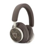 Guess PU 4G Triangle Logo ENC Draadloze Koptelefoon - Bruin
