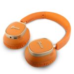 Guess Rectangle Metal Script Logo ENC Draadloze Koptelefoon – Oranje - 1