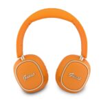 Guess Rectangle Metal Script Logo ENC Draadloze Koptelefoon – Oranje - 3