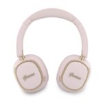Guess Rectangle Metal Script Logo ENC Draadloze Koptelefoon – Roze - 3