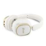 Guess Rectangle Metal Script Logo ENC Draadloze Koptelefoon – Wit - 4