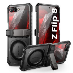 Supcase UB Grip Mag MagSafe Hoesje voor Samsung Galaxy Z Flip 8 - Zwart
