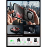 Supcase UB Grip Mag MagSafe Hoesje voor Samsung Galaxy Z Flip 8 – Zwart - 9