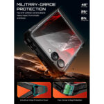 Supcase UB Grip Mag MagSafe Hoesje voor Samsung Galaxy Z Flip 8 – Zwart - 3