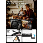Supcase UB Grip Mag MagSafe Hoesje voor Samsung Galaxy Z Flip 8 – Zwart - 6