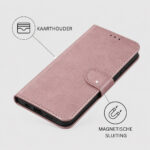 Solidenz Book Case voor Samsung Galaxy S26 FE - Roségoud - afbeelding 3