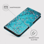 Solidenz Book Case voor Samsung Galaxy S26 FE - Sierkers blauw/meerkleurig - afbeelding 3
