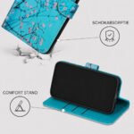 Solidenz Book Case voor Samsung Galaxy S26 FE - Sierkers blauw/meerkleurig - afbeelding 4