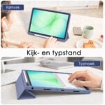 Solidenz Hybrid Hoes Samsung Galaxy Tab A11 Plus / A9 Plus - 11 inch - Lavendel - afbeelding 5