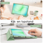 Solidenz Hybrid Hoes Samsung Galaxy Tab A11 Plus / A9 Plus - 11 inch - Lichtgroen - afbeelding 5