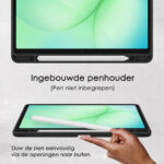 Solidenz Hybrid Hoes Samsung Galaxy Tab A11 Plus / A9 Plus - 11 inch - Zwart - afbeelding 8