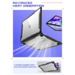 Supcase Unicorn Beetle Hoesje voor MacBook Neo 13 inch (2026) - Zwart / Transparant - afbeelding 3