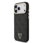 Guess 4G Triangle Logo hoesje met MagSafe voor iPhone 17 Pro Max en iPhone 18 Pro Max - Zwart - afbeelding 2