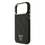 Guess 4G Triangle Logo hoesje met MagSafe voor iPhone 17 Pro Max en iPhone 18 Pro Max - Zwart - afbeelding 5
