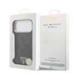 Guess 4G Triangle Logo hoesje met MagSafe voor iPhone 17 Pro Max en iPhone 18 Pro Max - Zwart - afbeelding 7