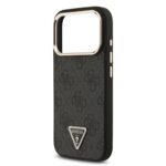 Guess 4G Triangle Logo hoesje met MagSafe voor iPhone 17 Pro en iPhone 18 Pro - Zwart - afbeelding 5
