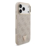 Guess 4G Triangle Logo hoesje met MagSafe voor iPhone 18 Pro Max en iPhone 17 Pro Max - Roze - afbeelding 4