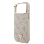 Guess 4G Triangle Logo hoesje met MagSafe voor iPhone 18 Pro Max en iPhone 17 Pro Max - Roze - afbeelding 5