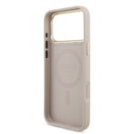 Guess 4G Triangle Logo hoesje met MagSafe voor iPhone 18 Pro Max en iPhone 17 Pro Max - Roze - afbeelding 6