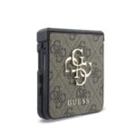 Guess PU 4G Metal Logo Hoesje Samsung Galaxy Z Flip 8 - Bruin - afbeelding 4