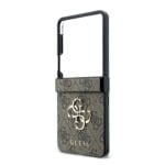 Guess PU 4G Metal Logo Hoesje Samsung Galaxy Z Flip 8 - Bruin - afbeelding 7