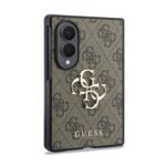 Guess PU 4G Metal Logo Hoesje Samsung Galaxy Z Fold 8 - Bruin - afbeelding 3