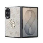 Guess PU 4G Metal Logo hoesje voor Samsung Galaxy Z Fold 8 - Roze