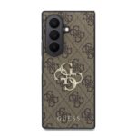 Guess PU 4G Metal Logo Hoesje Samsung Galaxy Z Fold 8 Ultra - Bruin - afbeelding 2