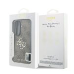 Guess PU 4G Metal Logo Hoesje Samsung Galaxy Z Fold 8 Ultra - Bruin - afbeelding 7
