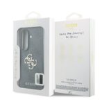 Guess PU 4G Metal Logo Hoesje Samsung Galaxy Z Fold 8 Ultra - Grijs - afbeelding 7