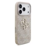 Guess PU 4G Metal Logo hoesje voor iPhone 17 Pro en iPhone 18 Pro - Roze - afbeelding 4