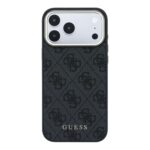 Guess PU Leather 4G Gold Frame MagSafe Hoesje voor iPhone 17 Pro en iPhone 18 Pro - Zwart - afbeelding 7