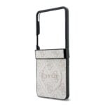 Guess PU Leather 4G magnetisch hoesje voor Samsung Galaxy Z Flip 8 - Roze - afbeelding 5